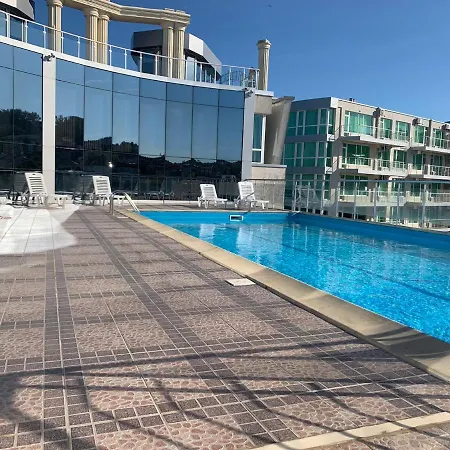 Silver Byala - студио б89 първа линия с морска панорама с два басейна и осигурен паркинг Apartamento *