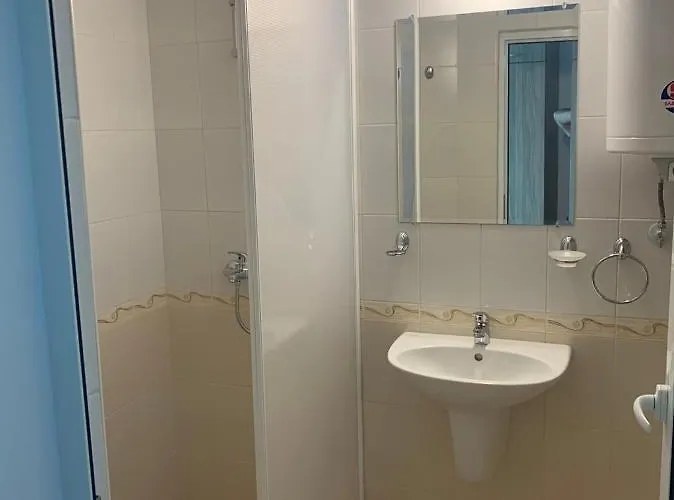 Apartmán Silver Byala - студио б89 първа линия с морска панорама с два басейна и осигурен паркинг *