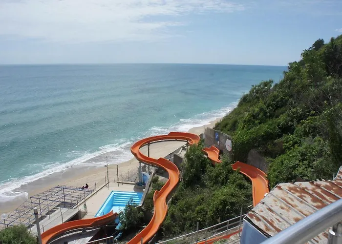 Apartmán Silver Byala - студио б89 първа линия с морска панорама с два басейна и осигурен паркинг